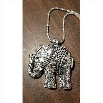Gothic Elephant Necklace for Men/Boys -Alloy Metal