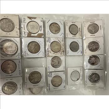 Canadian 50 Cent Coins 19 Coins