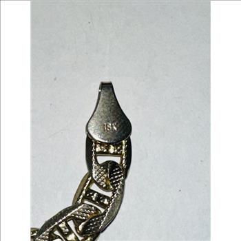 Stamped 18kt Gold Necklace