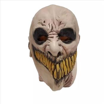Horror Mask Scary Full Head Mask Latex Cosplay Clown Face Cover