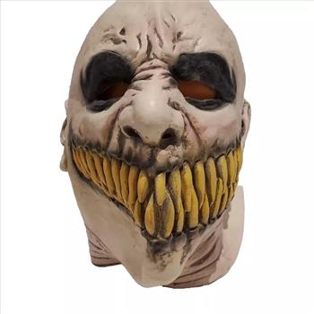 Horror Mask Scary Full Head Mask Latex Cosplay Clown Face Cover