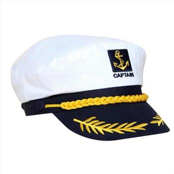 Unisex Navy Captain Adjustable Marine Cap