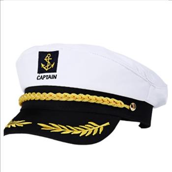 Unisex Navy Captain Adjustable Marine Cap