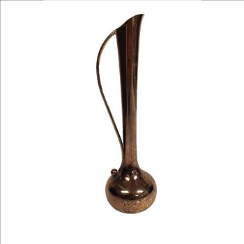 Vintage India Silver Plate Bud Vase w Handle 7