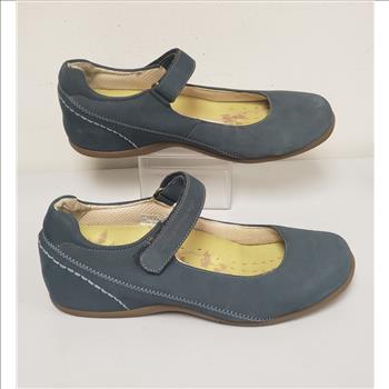 Vintage EXOFFICIO Blue Leather Suede Women's Maryjane  Shoes Sz 8, China