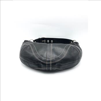 Coach Black Leather Hobo Purse Style #10032 Retail $298  Retail $298