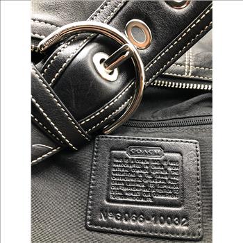 Coach Black Leather Hobo Purse Style #10032 Retail $298  Retail $298