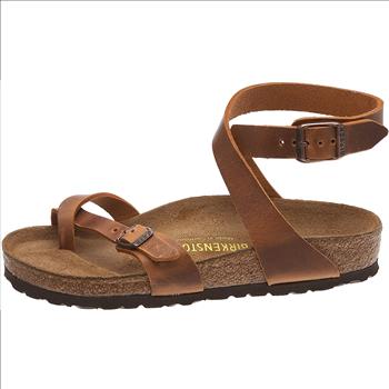Birkenstock - Yara - Antique Brown Sandal -Size 36 - W5-51/2