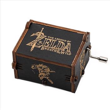 The Legend Of Zelda Music Box Hand Crank Tone Box Breath of the Wild