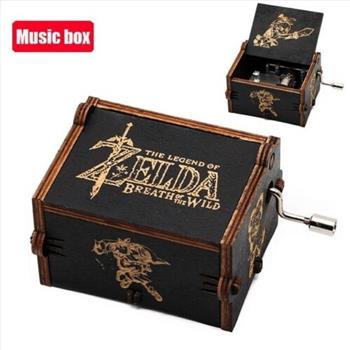 The Legend Of Zelda Music Box Hand Crank Tone Box Breath of the Wild