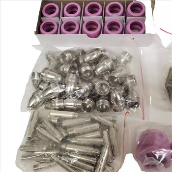 Lot of 102 PCS Electrodes Tips Cups Rings fit Amico CUT-60HF 60 Amp Pilot Arc Plasma Cutter