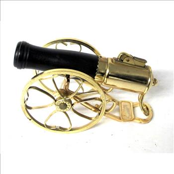 Vintage Lighter Inside a Decorative Cannon 