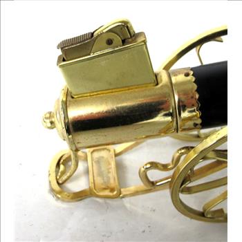 Vintage Lighter Inside a Decorative Cannon 