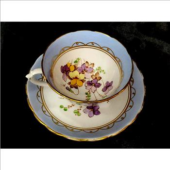 Vintage Tuscan English Bone China Tea Cup and Saucer