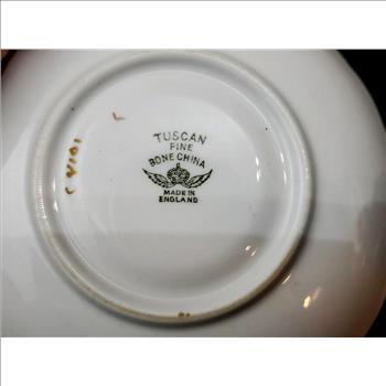 Vintage Tuscan English Bone China Tea Cup and Saucer