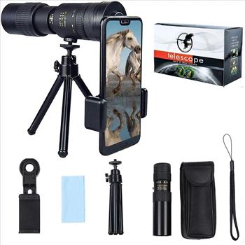 High Quality Monocular Sports Hunting Bird Watching Travel Telescope 10-300X40MM