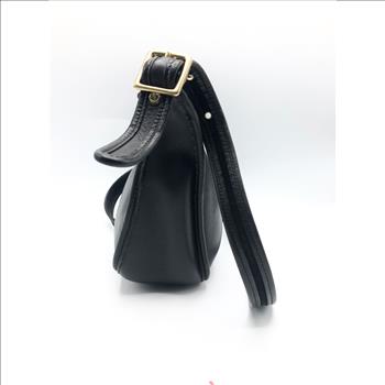 COACH Janice Legacy Vintage Black Soft Leather Crossbody Bag # 9950 Retail $ 398 