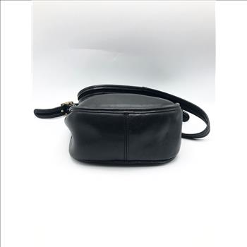COACH Janice Legacy Vintage Black Soft Leather Crossbody Bag # 9950 Retail $ 398 