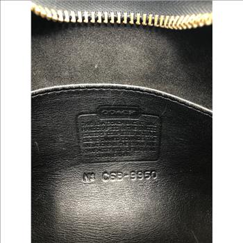 COACH Janice Legacy Vintage Black Soft Leather Crossbody Bag # 9950 Retail $ 398 