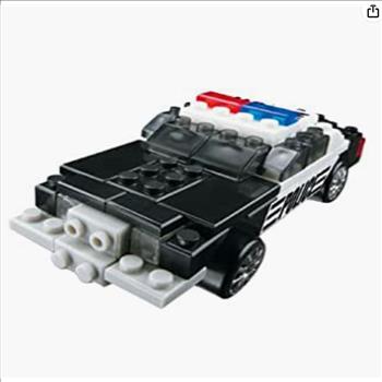 Mega Bloks Nano Police Vehicle 70 Pieces
