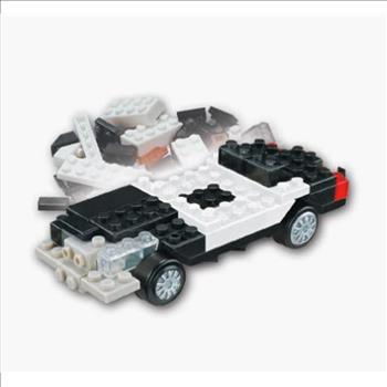 Mega Bloks Nano Police Vehicle 70 Pieces