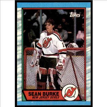 1989-90 Topps Sean Burke New Jersey Devils #92