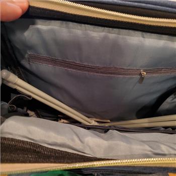 Living Traveling Share Large Waterproof Baby Backpack Diaper Bag Maternity Diaper Blue Bag