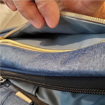 Living Traveling Share Large Waterproof Baby Backpack Diaper Bag Maternity Diaper Blue Bag