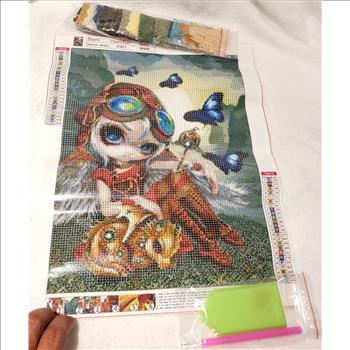 3 Pack of DIY Diamond Painting Kit Unframed 12