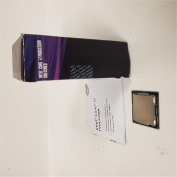 Intel Core i7-9700K LGA1151 Unlocked 3.6GHZ 12MB Cache SRG15 Untested