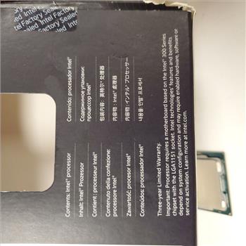 Intel Core i7-9700K LGA1151 Unlocked 3.6GHZ 12MB Cache SRG15 Untested