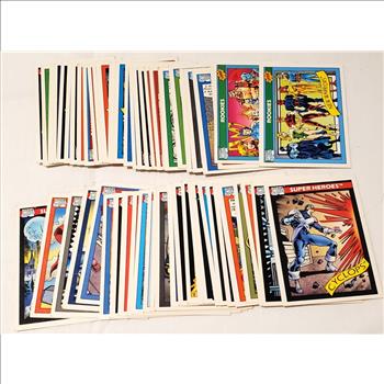 Lot of 50 Various 1990 MARVEL Trading Cards