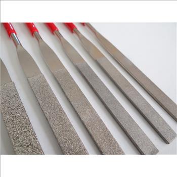 New 6pc Diamond Flat File Set Ceramics Tile Glass