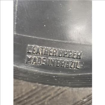 VTG CHEROKEE Brown Leather Women's Clogs/Mules Sz 8-US, Made in Brazil