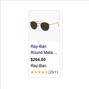 Ray Ban Sunglasses New Model 3447 - Retail $204.00