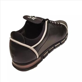 BF Jingpin XiuXian Mens Size 11 Classic Style Black Leather Casual Lace Up Shoes