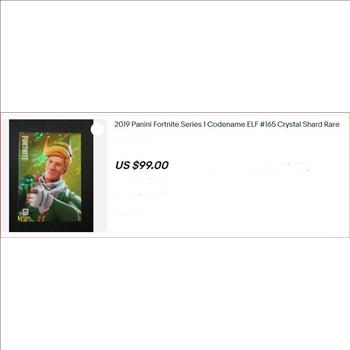 Panini Fortnite Cards Codename E.L.F. #165 & Hyperion #173