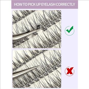 252 PCS Extra Long Individual False Eyelashes