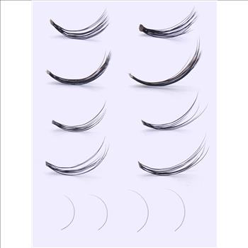 252 PCS Extra Long Individual False Eyelashes