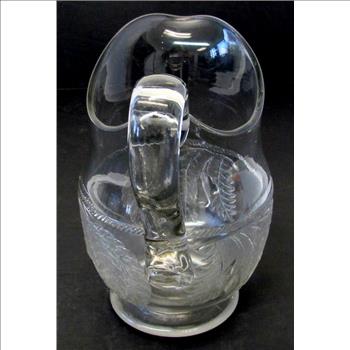 Vintage Pressed Glass Water Pitcher/Jug- Circa 1930's
