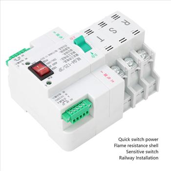 100A AC 400V Transfer Switch 3P 63/80/100A Dual Power Automatic Transfer Toggle