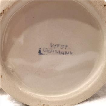 Vintage West Germany Ceramic .5L Beer Stein BERLIN Checkpoint-Charlie