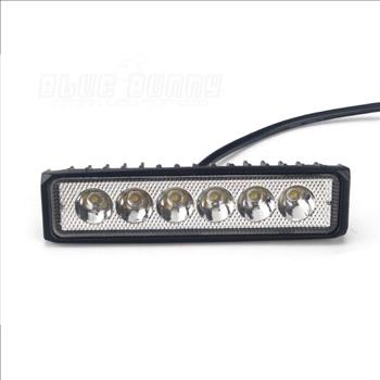 Universal Dirt Bike 6 LED Light Bar 12V/24V Work Light Off Road For Harley Honda