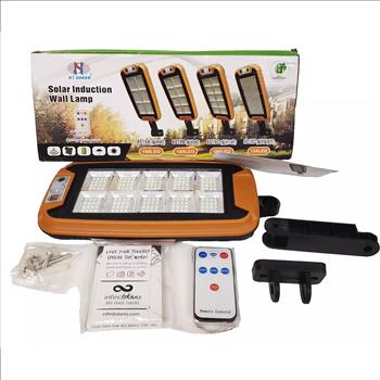 Solar Induction Wall Lamp With Remote 124LED