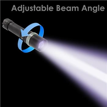 Military Grade Tactical Police Swat Heavy Duty 3W LED Rechargeable Flashlight w Case