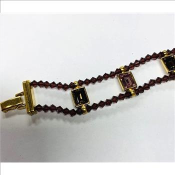 Swarovski Sterling Silver Crystal Bracelet