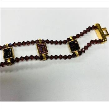 Swarovski Sterling Silver Crystal Bracelet