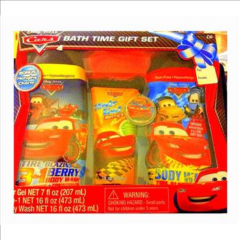 Walt Disney Pixar Cars Bath Time Gift Set Blazin' Berry