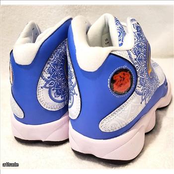 Mens Custom Golden State NBA Warriors Running Shoes Size 42