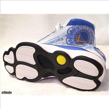 Mens Custom Golden State NBA Warriors Running Shoes Size 42